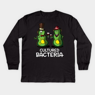 Biology Cultured Bacteria Joke Kids Long Sleeve T-Shirt